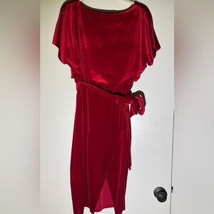 Kensie Red Velvet Dress